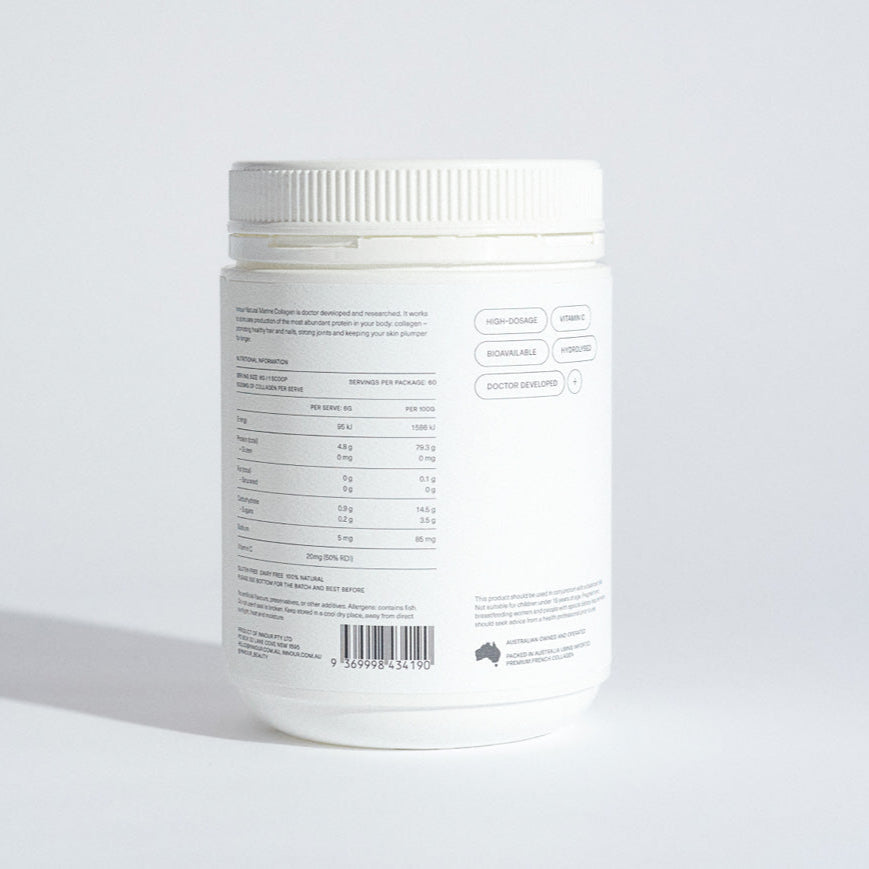 Natural Marine Collagen – Summer Fruits 360g PRE ORDER