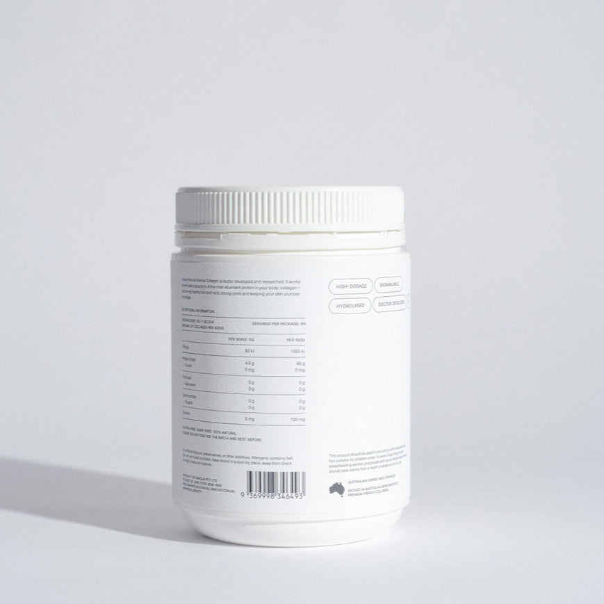 Natural Marine Collagen – Natural 300g - out of stock. You will receive 2 x 150gram tubs. Apologies for the inconvenience